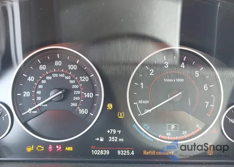 2017 BMW 330I из США, поврежденный, VIN WBA8B9C3XHK886221